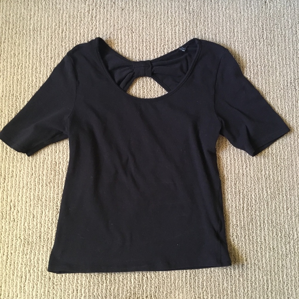 Open Back Slim Fit Top